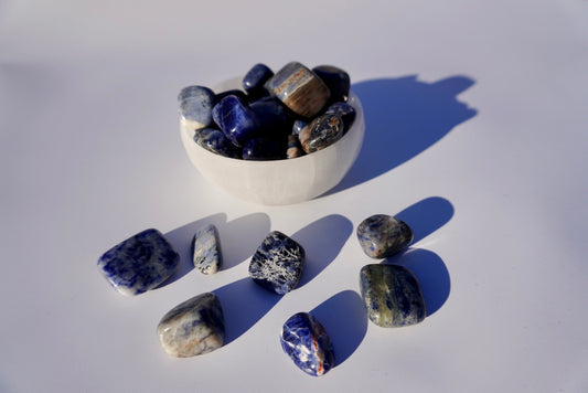 Blue Sodalite Tumbled Stones